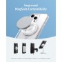 Anker FlexStand Funda Magnética para Móvil, Funda Protectora Antideslizante con Soporte Anular, Funda para Móvil iPhone