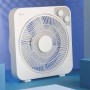 JATA JVVS3016 Floor Fan with 3 Ventilation Levels with Timer Air Flow 1017 m3/h 6 Blades with Carry Handle 45 W Only 58 dB