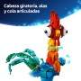 LEGO | Disney Vaiana 2 Heihei - Figura Articulada de Animal con Cabeza Giratoria, Alas Móviles y Plumas en la Cola - Gallo de