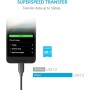 Anker Cable USB C, Powerline USB 3.0 a USB C (3 pies) con Resistencia de dominadas de 56 K Ohm para Samsung Galaxy Note 8, S8,
