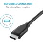 Anker Cable USB C, Powerline USB 3.0 a USB C (3 pies) con Resistencia de dominadas de 56 K Ohm para Samsung Galaxy Note 8, S8,
