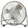 SILVANO - Desktop and Floor Table Fan 6" 15 cm for Computer Desk PC Laptop Compact Size 20W 220V Stand and Metal Blades 2