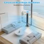 PALINTH Ventilador de torre para dormitorio, ventilador sin aspas de 40 pulgadas, ventilador oscilante de 120 °
