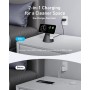 Anker MagGo Soporte de Cargador 2 en 1 Compatible con MagSafe, Ultrarrápido 15 W Certificación Qi2, Ajustable y Superresistente