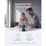 Anker MagGo Soporte de Cargador 2 en 1 Compatible con MagSafe, Ultrarrápido 15 W Certificación Qi2, Ajustable y Superresistente