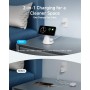 Anker MagGo Soporte de Cargador 2 en 1 Compatible con MagSafe, Ultrarrápido 15 W Certificación Qi2, Ajustable y Superresistente