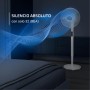 Rowenta Turbo Silence Extreme, Quiet Standing Fan, Automatic Oscillation, Noturno Mode, 4 Speeds, 30 cm, Adjustable Orientation