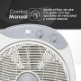 Aspes AVS351200 Grey Floor Fan, 3 Speed, 60 min Timer, 5