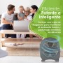 Aspes AVS351200 Grey Floor Fan, 3 Speed, 60 min Timer, 5