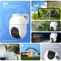 EZVIZ 2PCS Cámara Vigilancia WiFi Exterior 360°,1080P Cámara IP de Seguridad,Visión Nocturna en Color,IA Detección de