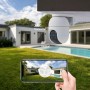 EZVIZ 2PCS Cámara Vigilancia WiFi Exterior 360°,1080P Cámara IP de Seguridad,Visión Nocturna en Color,IA Detección de