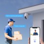 EZVIZ 2PCS Cámara Vigilancia WiFi Exterior 360°,1080P Cámara IP de Seguridad,Visión Nocturna en Color,IA Detección de