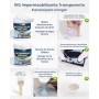 Revestimiento Impermeable Definitivo 1KG, TUFINEIN Sellador Invisible Impermeable Transparente Interiores y Exteriores, Liquido