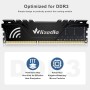 Wlizedle RAM 16GB Kit (2x8GB) DDR3 1600MHz CL11 UDIMM PC3-12800 240-Pin 1.5V Non-ECC Unbuffered 2Rx8 Dual Rank Upgrade