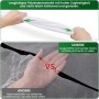 Mosquitera para Ventana 2 Set - 110 x 130 CM - BLANCA, No es Necesario Taladrar, CON Cúter, Adhesivo, Se Puede Cortable DIY