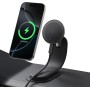 Anker Nano Cargador Coche Inalámbrico para Coche, Cargador Ajustable 360° con Almohadilla Desmontable, Carga Certificada Qi2 de