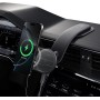 Anker Nano Cargador Coche Inalámbrico para Coche, Cargador Ajustable 360° con Almohadilla Desmontable, Carga Certificada Qi2 de