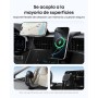 Anker Nano Cargador Coche Inalámbrico para Coche, Cargador Ajustable 360° con Almohadilla Desmontable, Carga Certificada Qi2 de