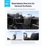 Anker Magnetic Car Mount for iPhone 16/15, 360° AdjustableCar Phone Holder with Alloy Bracket, Only for iPhone 16/16 Pro/16 Pro