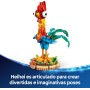 LEGO | Disney Vaiana 2 Heihei - Figura Articulada de Animal con Cabeza Giratoria, Alas Móviles y Plumas en la Cola - Gallo de