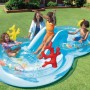INTEX 56137 Piscina Hinchable Infantil, Juegos Cono Arco Iris con Tobogán, para Mayores de 2 Años, Capacidad de 168206 litros,
