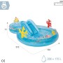 INTEX 56137 Piscina Hinchable Infantil, Juegos Cono Arco Iris con Tobogán, para Mayores de 2 Años, Capacidad de 168206 litros,