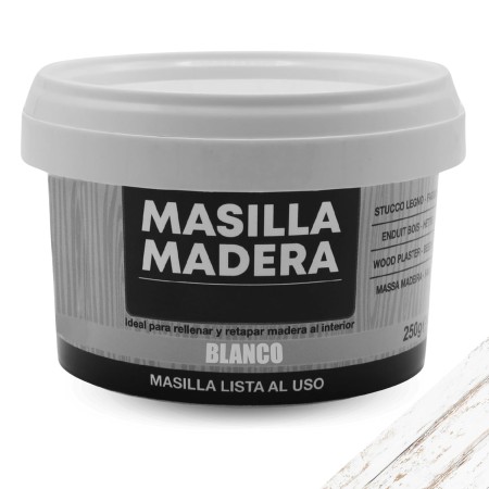 TECHZOCO Masilla Madera Roble, Ideal para rellenar y y reparar madera al interior, Masilla lista al uso, Rellenadora de