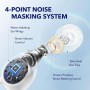 Soundcore by Anker, Sleep A10 Bluetooth Sleep Earbuds - Auriculares para dormir con máscara de ruido pasivo, Bluetooth 5.2, para