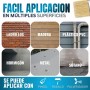 [1kg + Brocha] Impermeabilizante Transparente con Poliuretano, Sellador Impermeable Fugas Agua, Revestimiento Impermeable
