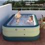 Piscina Inflable, Piscina Inflable Engrosada De 3 Capas sobre El Suelo para Niños Adultos Juego Fácil para Fiesta Acuática De