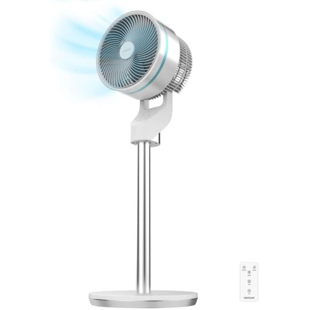 Cecotec EnergySilence 900 Cyclone Standing Air Circulator Fan, 35W, Diameter 9 Inches, Automatic Oscillation, 3 Speeds,