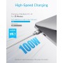 Anker Cable USB C Carga Rapida, 100W Nuevo Cable de Nylón con USB C 2.0, para iPhone 16/15, 16/15 pro, MacBook, iPad, Samsung