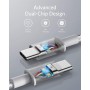 Anker Cable USB C Carga Rapida, 100W Nuevo Cable de Nylón con USB C 2.0, para iPhone 16/15, 16/15 pro, MacBook, iPad, Samsung