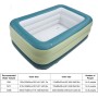 Piscina Inflable, Piscina Inflable Engrosada De 3 Capas sobre El Suelo para Niños Adultos Juego Fácil para Fiesta Acuática De