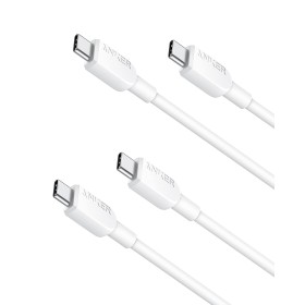 Anker cable usb c carga rapida, 0.9 m cable usb c con 60 W/3A, doble trenzado de nylón, para iPhone 15, Samsung Galaxy S23, iPad
