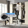 PAULAND Escalera Plegable de Aluminio 3 Peldaños - Soporte Reforzado para Máxima Estabilidad (200 kg) - Escaleras Plegables