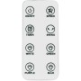 Bladeless Fan with Remote Control | 3 Speeds | Automatic Oscillation | LED Light with 4 Interchangeable Lights | Timer up to