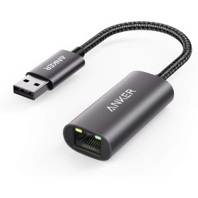 Anker PowerExpand - Adaptador USB 3.0 a Gigabit Ethernet, Aluminio, diseño Compacto, Adaptador USB-A Ethernet para MacBook Pro