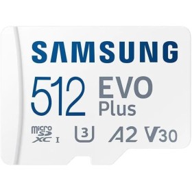 SAMSUNG EVO Plus MicroSDXC 512GB UHS-I U3 V30 Clase 10 + Adaptador SD