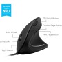 Anker Ratón Vertical: Ratón con Cable con Mango Vertical y diseño ergonómico, 1000/1600 dpi, 5 Botones,Cable USB 1,46 Metros,