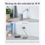 Anker Nano Powerbank 10.000 mAh Powerbank con Cable USB-C Integrado, PD 30 W de Potencia máxima con 1 x USB-C & A, Compatible