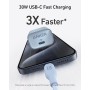 Enchufe USB-C Anker Nano, Cargador USB-C de Alta Velocidad de 30 W, Carga rápida PIQ 3.0 y PPS, para iPhone 15/14/13 Series,
