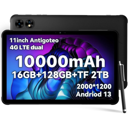 UMIDIGI Nueva Tableta 11" Android Más Ligera Que Otras Robusta Tablet,Netflix1080P,16GB+128GB(TF 2TB) T616 Octa-Core Tableta