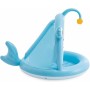 Intex Piscina Infantil Hinchable Angler Fish, 127 x 102 x 86 cm, con Parasol, Suelo Acolchado, Diseño de pez abisal en 3D,