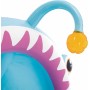 Intex Piscina Infantil Hinchable Angler Fish, 127 x 102 x 86 cm, con Parasol, Suelo Acolchado, Diseño de pez abisal en 3D,