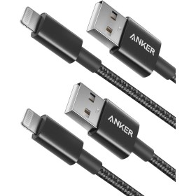 Anker Cable iPhone, paquete de 2 de 1m, cable USB-A a Lightning de nailon premium, cable certificado MFi para iPhone SE/Xs/XS
