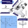 UTENSILIFY,Grifo Ducha,Grifo Bañera,Grifo de Ducha,Grifo Baño,Grifo Bañera y Ducha,Grifo Duchas de Baño,Monomando Ducha,Grifo