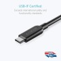Anker PowerLine II - Cable conector de USB-C a USVB-C 3.1 Gen 2, de 91,4 cm, con alimentación, para Galaxy S8, S8+, Google