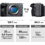 Sony Alpha FX3 ILME-FX3, Cámara de línea de cine de marco completo, Black