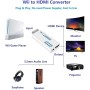 SZJUNXIAO Wii a HDMI Converter, Convertidor Wii a HDMI Wii2HDMI Adaptador de Video Full HD 1080P con Salida de Audio de 3,5 mm